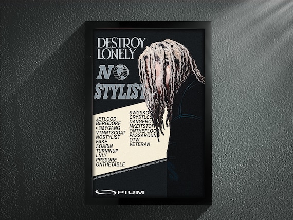 【額縁付き】 NO STYLIST Destroy Lonely A2ポスター DESTROY LONELY Album Poster | No Stylist – ChordPrints
