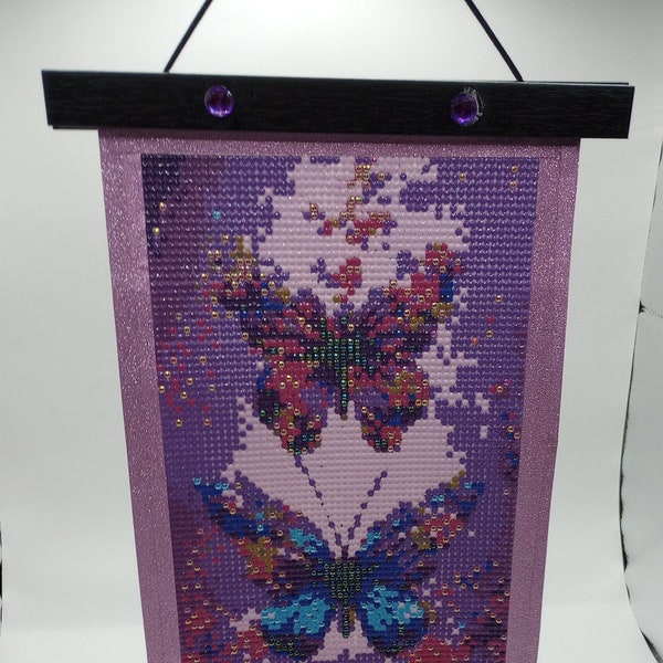 COMPLETED 5D Diamond Art Painting - Butterflies