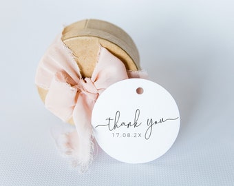 Simple Bridal Shower Favor Tag Customized Thank You Tag Printable Wedding Tag Event Gift Tag Bridal Thank You Gift Label Template