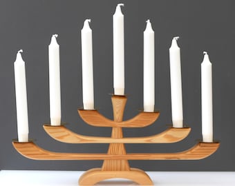 Scandinavian handmade candleholder, a version of a traditional candlestick holder from Southern Sweden . With free delivery