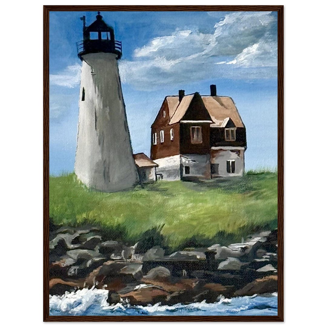 Lighthouse Art Print Ocean Coastal Home Decor, Nautical Lighthouse ...
