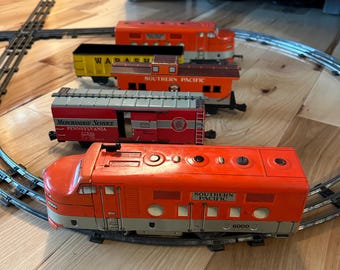 Vintage Diesel Type Electrical Train Set Remote Control Marx and Company  Mar Toys
