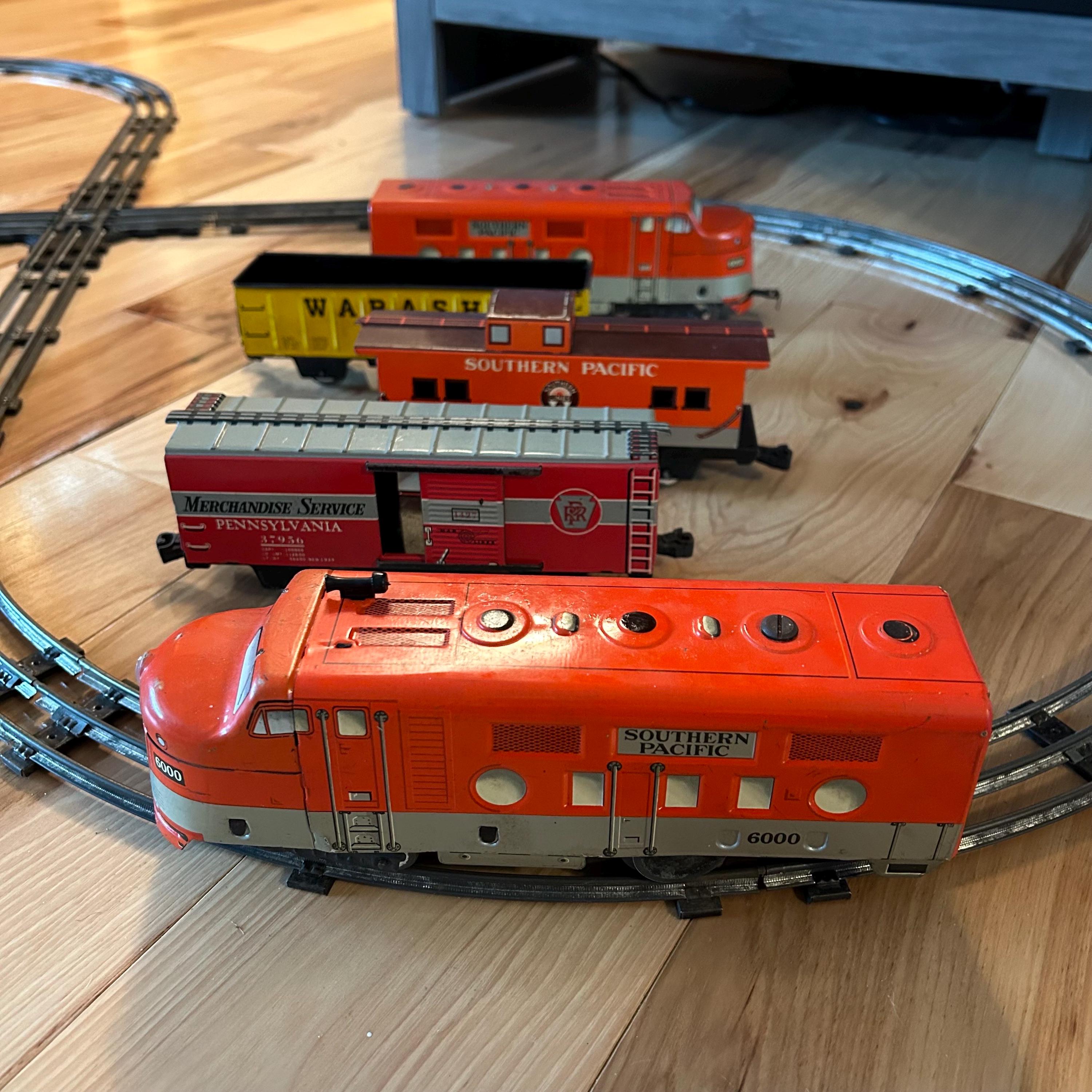 Vintage Diesel Type Electrical Train Set Remote Control Marx and