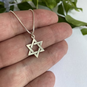 Star of David, jewish star, David star necklace pendant