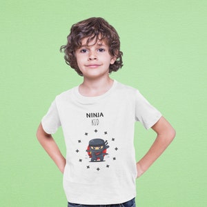 Kids Tshirt, Ninja Kid Tshirt, Youth Short Sleeve Tee, unisex kids Tshirt, ninja shirt