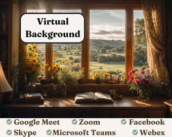 Rose Gold Office Virtual Background HD Quality Personalize Your Video ...