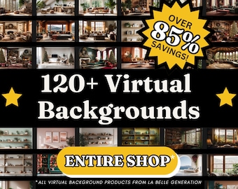 Más de 120 fondos virtuales, todos los fondos de Zoom, paquetes, videos animados, Full HD y Ultra HD, fondos digitales difuminados para trabajar desde casa.