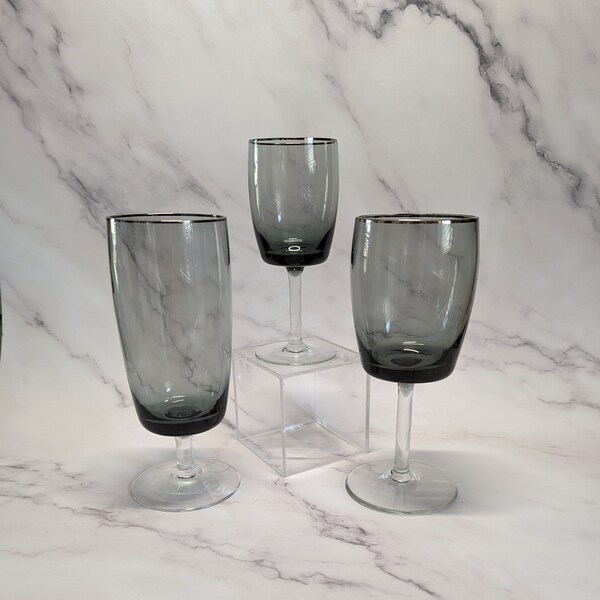 Gorham Reizart Crystal Goblets- Assorted