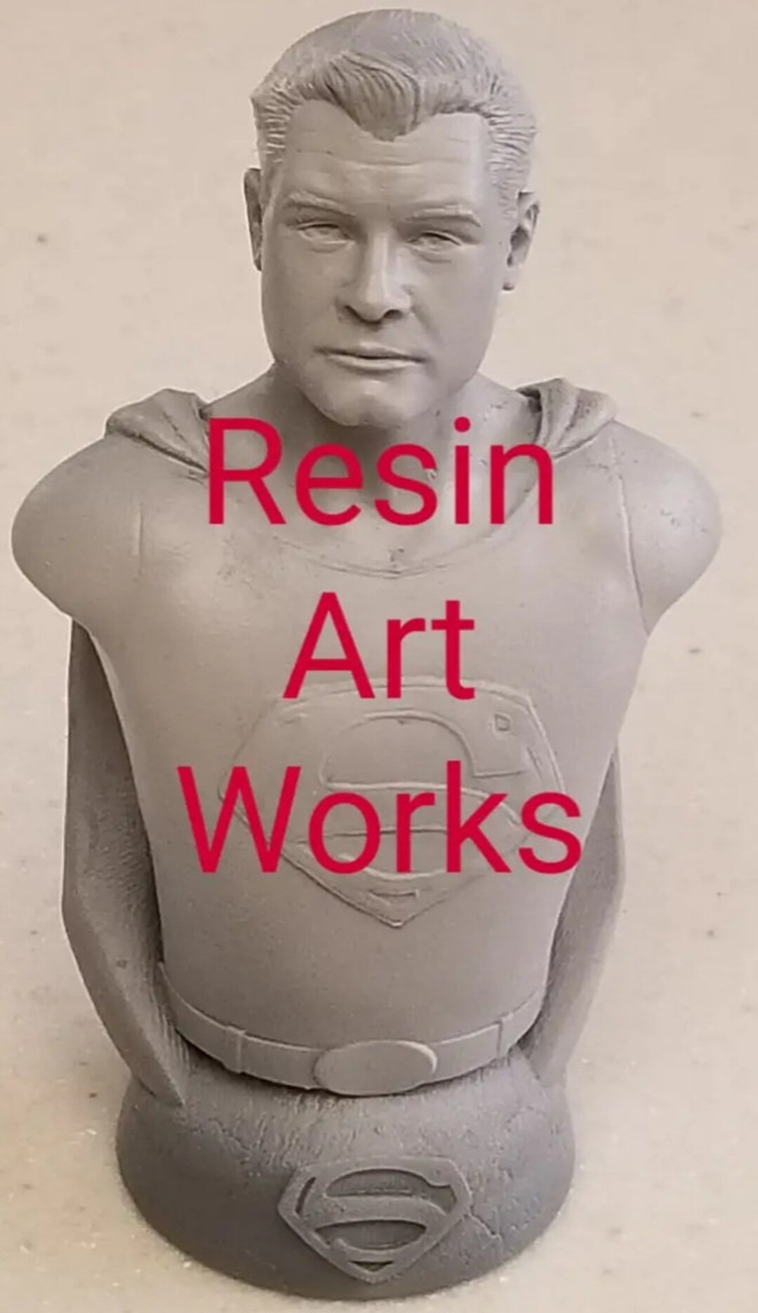 George Reeves Superman 1:6 All Solid Resin Bust Model Kit Unbuilt ...