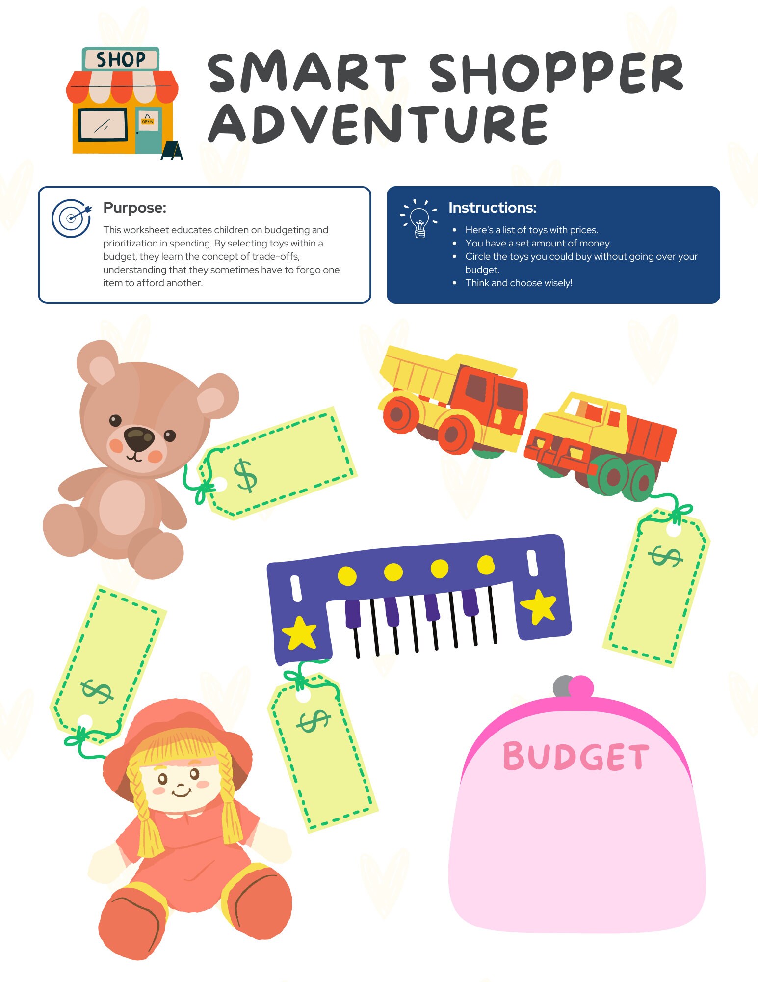 Printable Money Management Activity Pack for Young Savers! - Etsy
