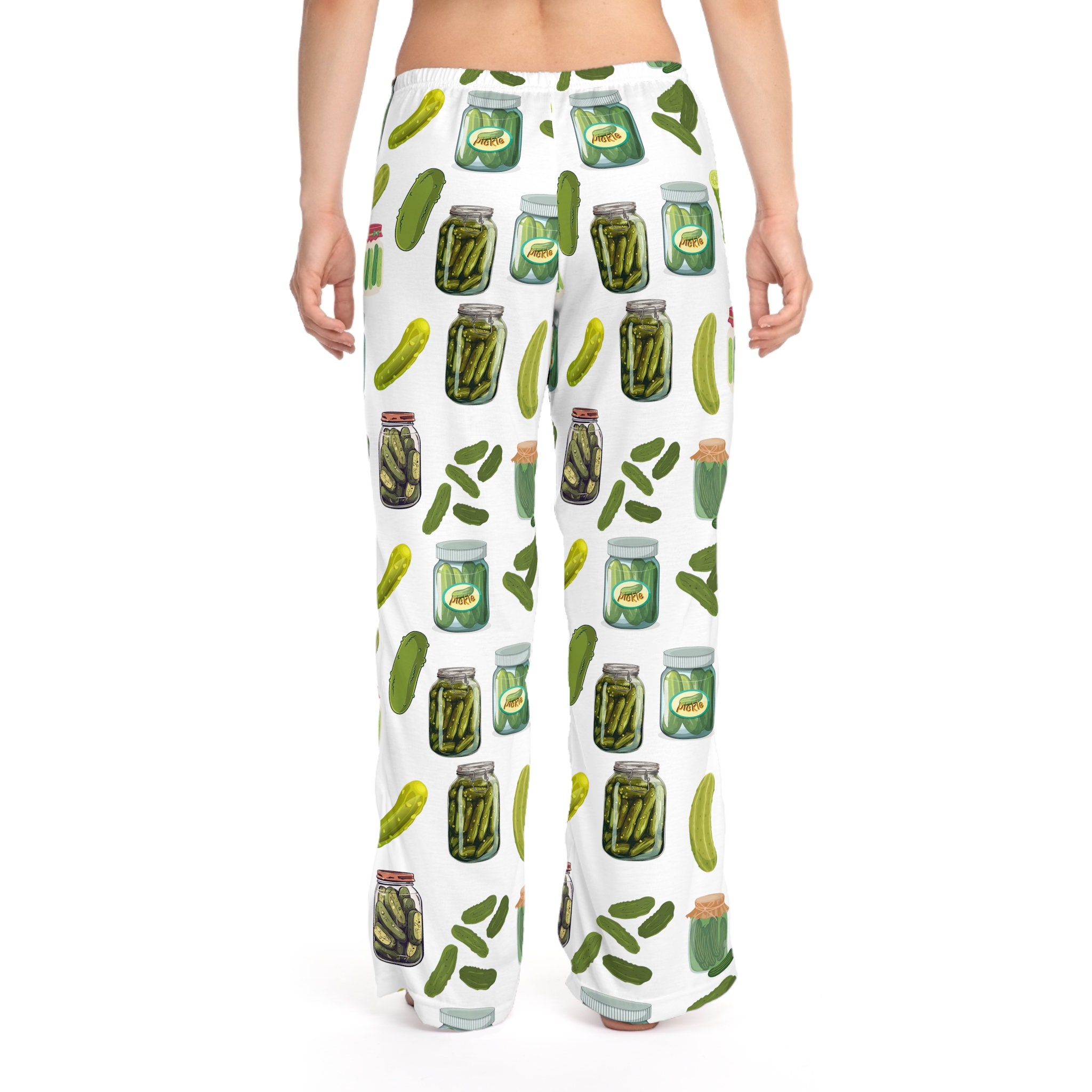 Pickle Pajama Pants, Pickle Lounge Pants, Gift for Her, Gift for Teen