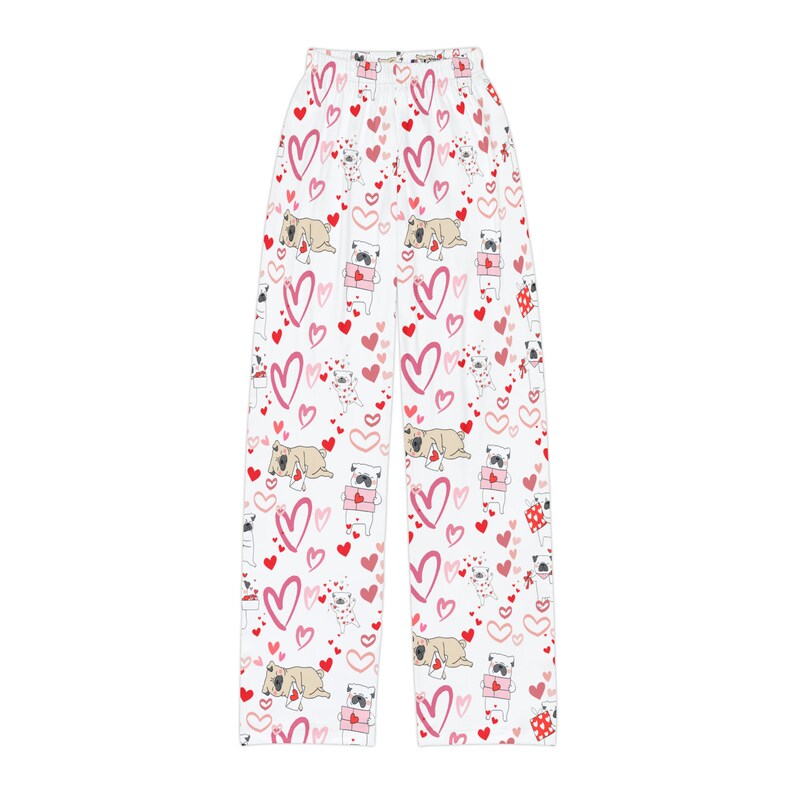 Kids Pug Pajama Pants,valentines Day Gift for Kids, Valentines Day Gift ...