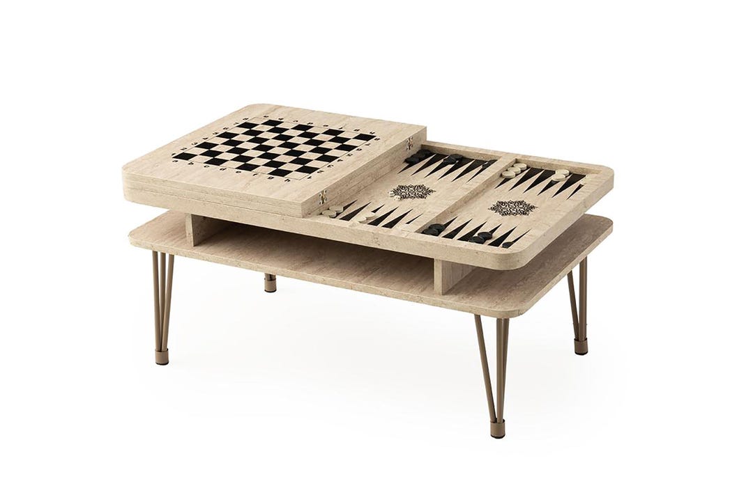 Coffee Table With Backgammon, Magic Coffee Table for Home and Office ...