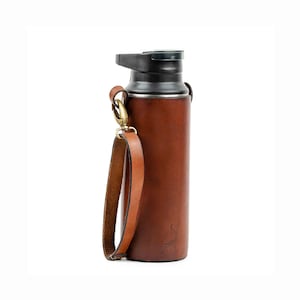 Leather Case for Travel Mug, Camping Thermos Cover, Camping Accessory, Outdoor Wear, Gift for Her, Gift for Him,Birthday Gift,Christmas Gift