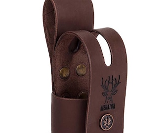 Leather Ax Belt Hanger with Snaps, Outdoor Equipments, Scout Accessories, Camping Materials, Gift for Climbers, Gift for Adventurers