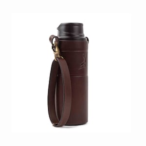 Leather Case for Travel Mug, Camping Thermos Cover, Camping Accessory, Outdoor Wear, Gift for Her, Gift for Him,Birthday Gift,Christmas Gift