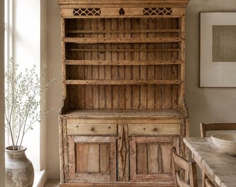 Antique Pine Hutch