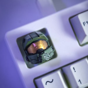 Soldier keycaps, custom handgemaakte ambachtelijke keycaps voor mechanisch toetsenbord, Cherry MX, geschenken, handbeschilderde keycaps
