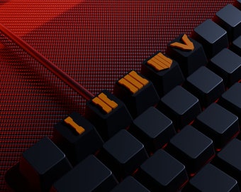 Game Keycaps, Custom Handmade Artisan Keycaps for mechanical keyboard, Cherry MX, Gift for him and her, Handpainted keycaps