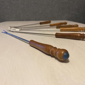 Vintage fondue forks set - 6