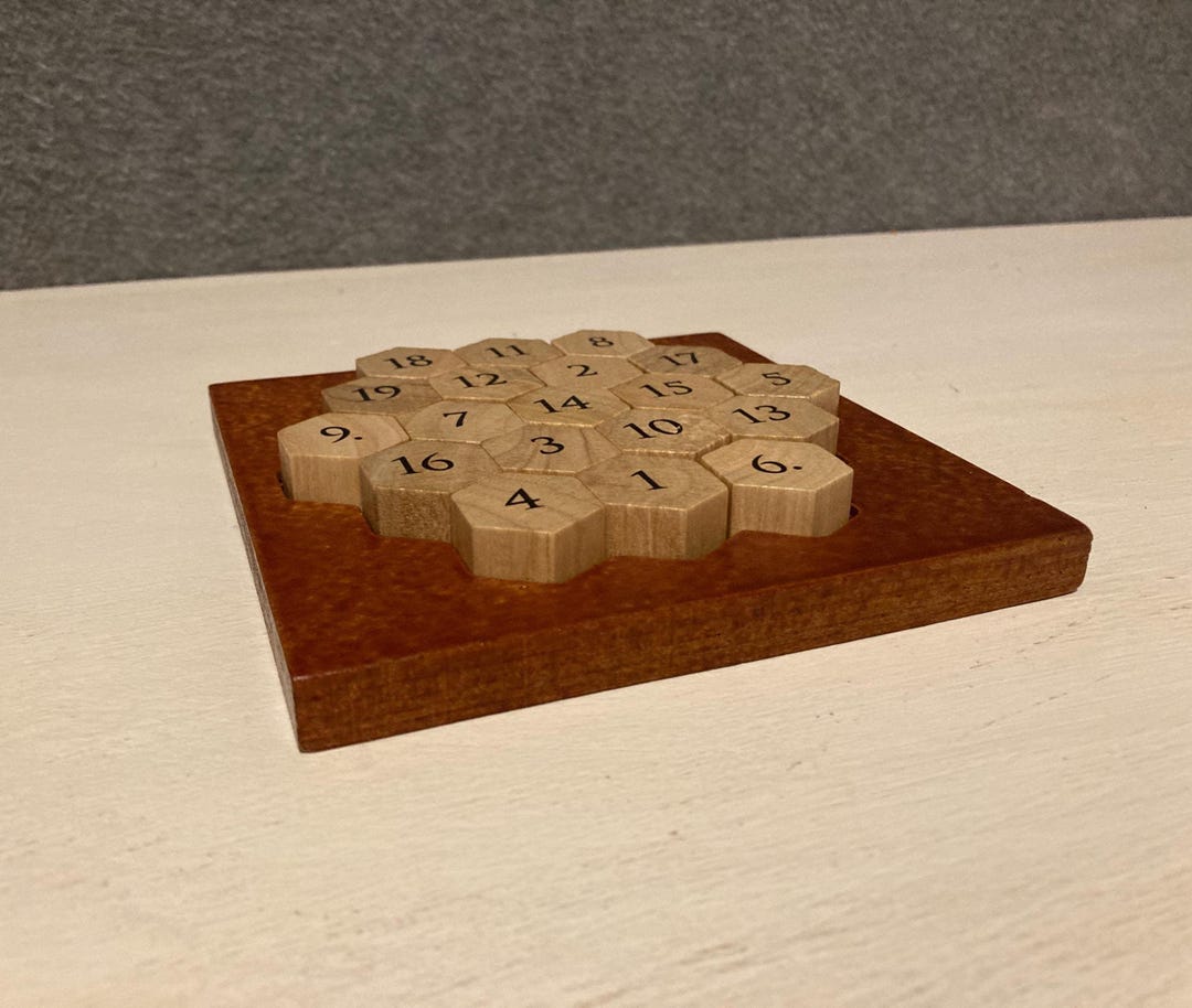 Wooden Aristotle's Number Puzzle - Etsy