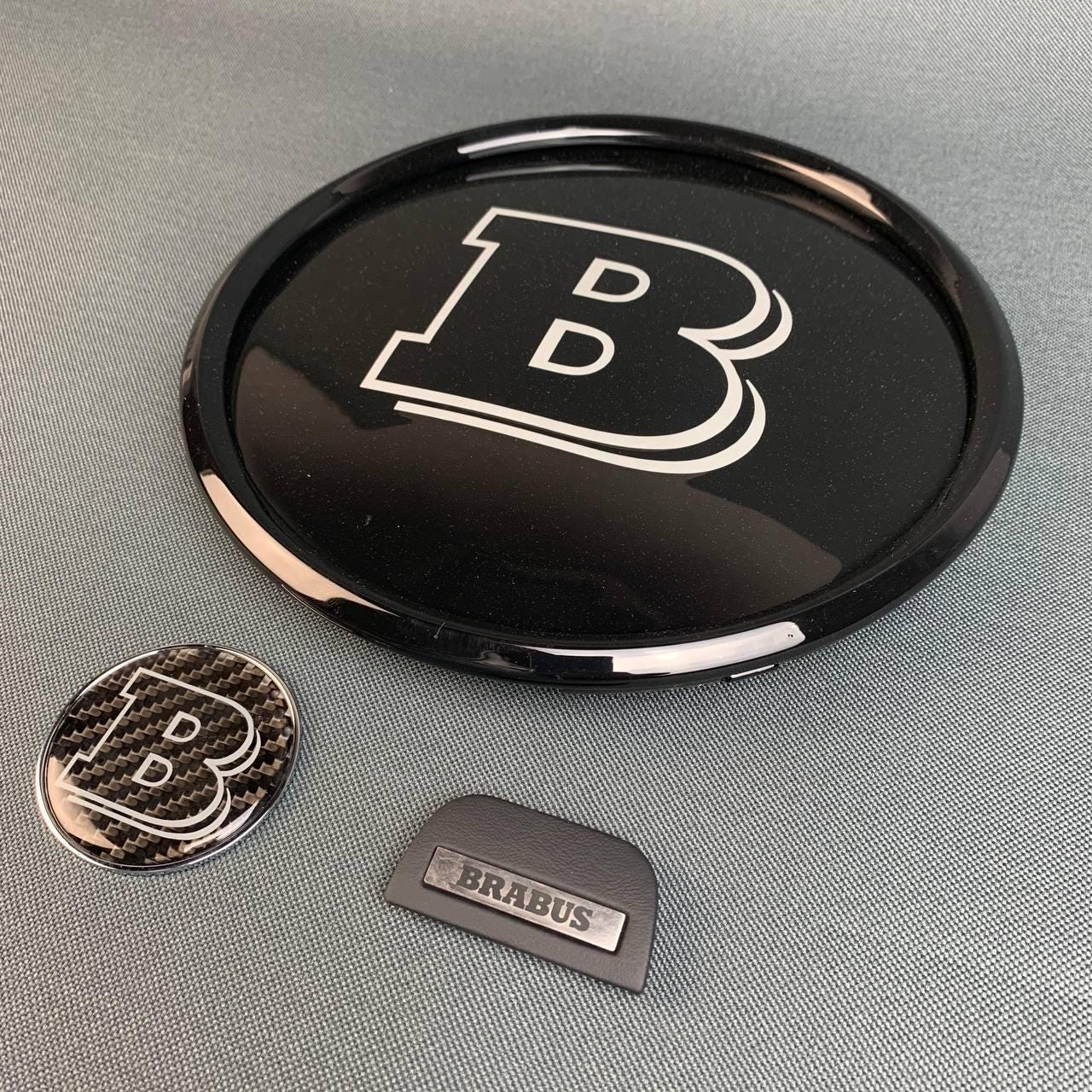 Metal Brabus Trunk Badge – Letter Side Fender Rear Tailgate Emblem Decal, New