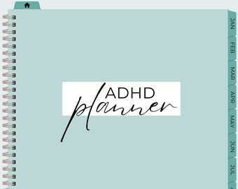 ADHD Digital Planner, Undated ADHD Planner, PDF Planner