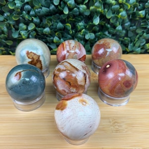 Polychrome Jasper Spheres | Protection & Grounding | Desert Jasper | You Pick