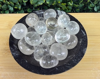 Clear Quartz Tumbled Stone | Manifestation & Goal Setting | Intuitively Chosen