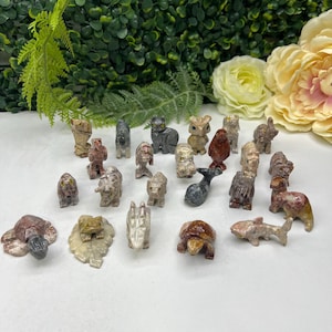 Soap Stone Animals ( 3cm / 1.2in)