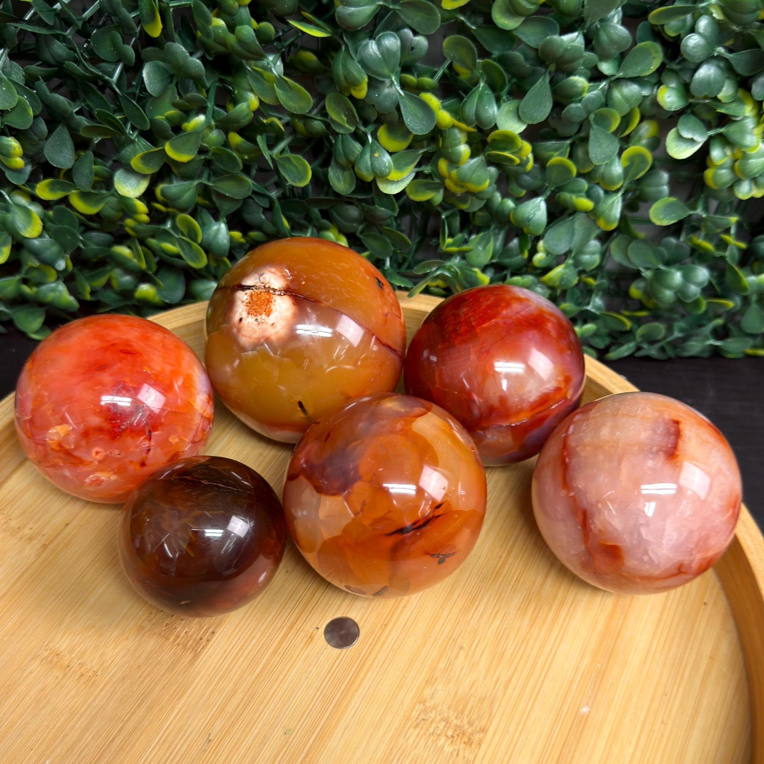 Orange Carnelian Sphere - Etsy