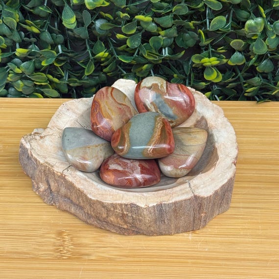 Polychrome Jasper Small Heart | Intuitively Chosen | Protection & Grounding