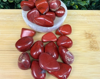 Red Jasper Tumbled Stone | Intuitively Chosen | Protection & Grounding