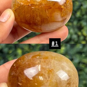 May include: Two polished, oval-shaped gemstones with a golden-brown hue. The stones have a translucent quality with internal patterns. One stone has a sticker with the number "11 L" and the other has the number "#1".