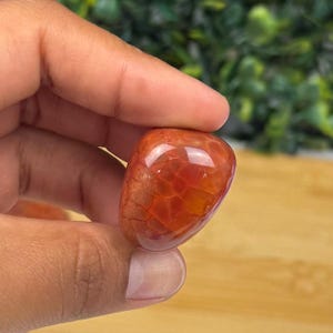 Fire Agate Tumbled Stone | Confidence & Empowerment | Intuitively Chosen image 7