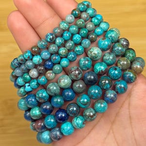 Chrysocolla Beaded Bracelet | Confidence & Empowerment | Intuitively Chosen