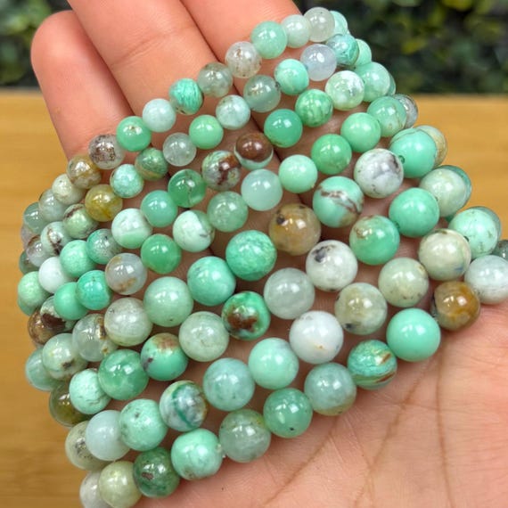 Chrysoprase Beaded Bracelet | Love & Relationships | Intuitively Chosen
