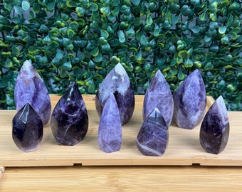 Trapiche Amethyst Flames | Stress Relief & Calm