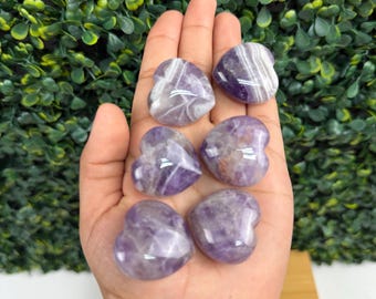 Dream Amethyst Mini Heart | Intuitively Chosen | Stress Relief & Calm