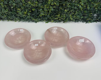 Rose Quartz Bowl 4 in | Love & Relationships | You Pick
