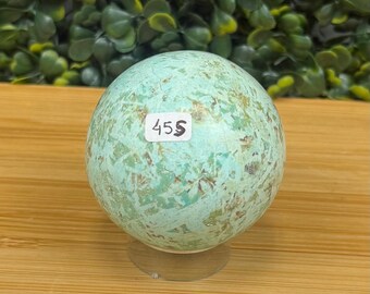 Peruvian Turquoise Sphere No. 8 | Stress Relief & Calm