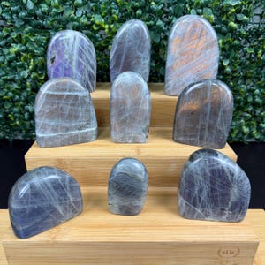 Labradoriet vrije vorm | Purple Golden Flash | Spirituele groei en intuïtie