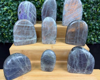 Labradorite Freeform | Purple Golden Flash |Spiritual Growth & Intuition