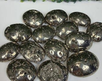Pyrite Palm Stones | You Pick | Manifestation & Goal Setting