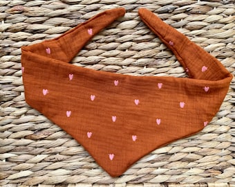 Dog bandana, dog bandana, dog bandana made of muslin