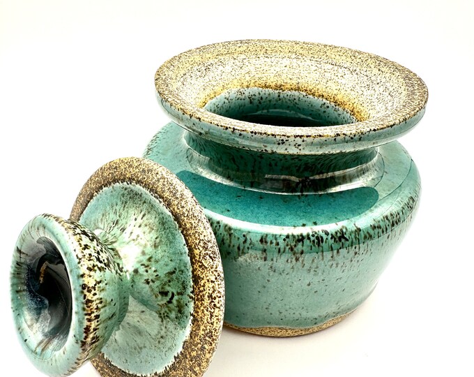 Handmade Pottery Jar With Lid Etsy