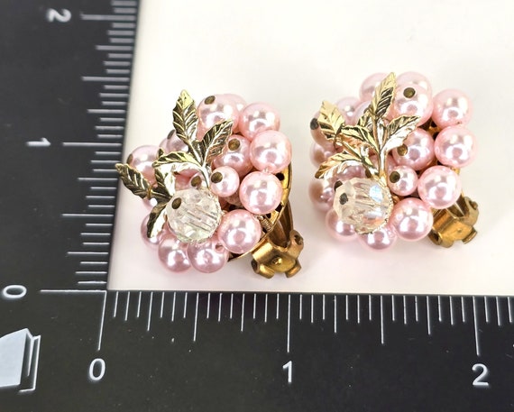 ★VINTAGE HOLLYWOOD★ Rose Pearl Earrings_VH2435EA004M Rose Pearl Earrings. Sterling Silver. - Etsy