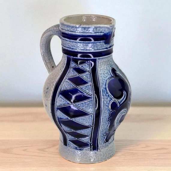 Vintage Signed Reinh Merkelbach Hohr Grenzhausen German Salt Glaze