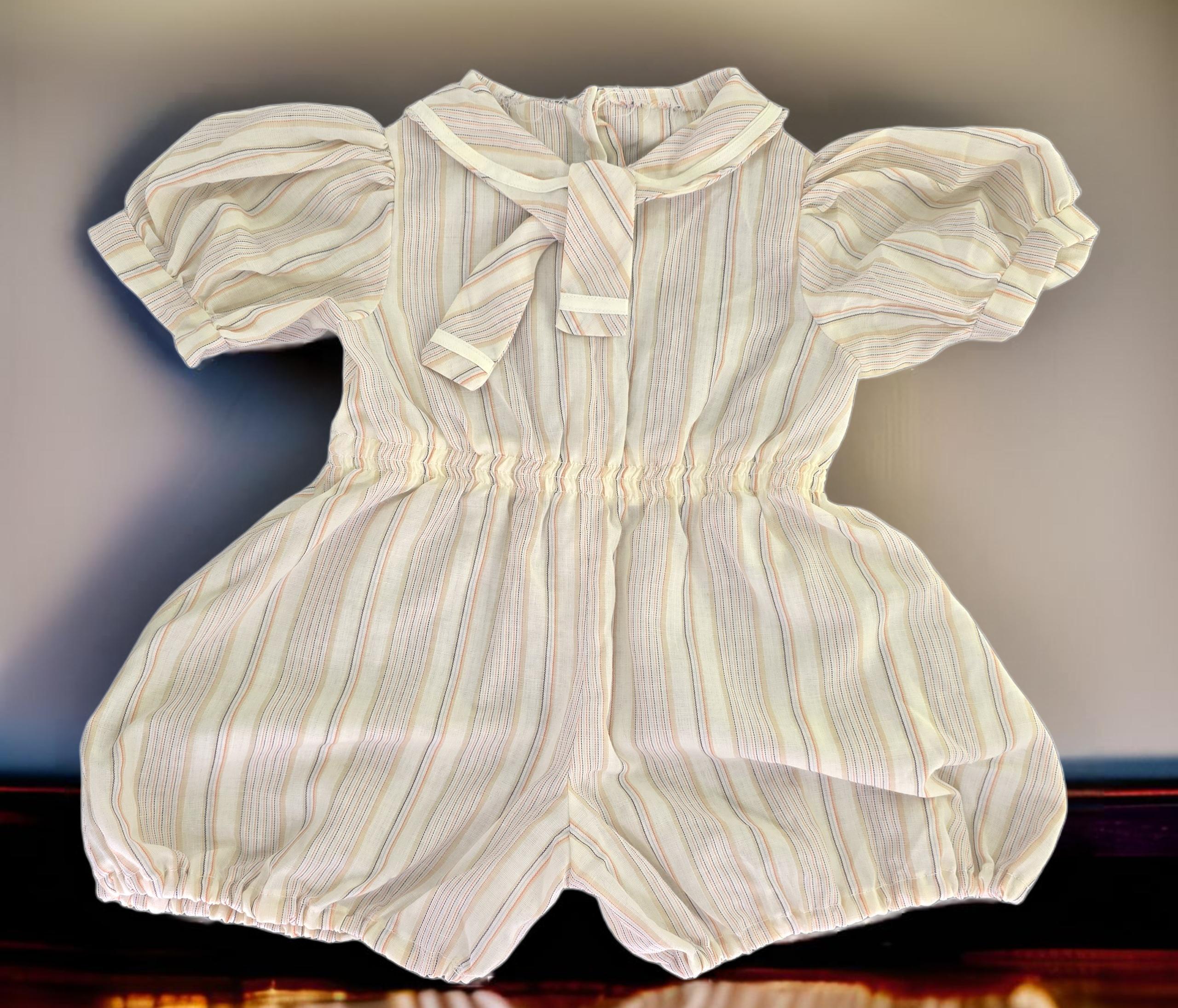 Barboteuse Style Marin Pour Bébé 3 Mois - Bleu Et Blanc Coton - Occasion Très Bon état
