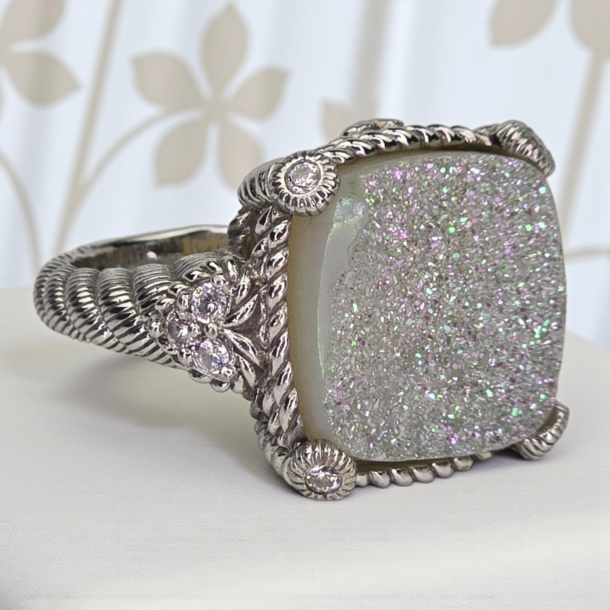 JUDITH RIPKA 925 宝石 ダイヤ付き 指輪 リング レディース JUDITH RIPKA 925 宝石 ダイヤ付き 指輪 リング レディース｜Judith